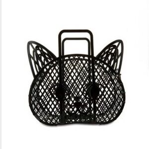 NWT - Black Cat-Shaped Basket